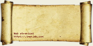 Tatjana Brzaković vizit kartica